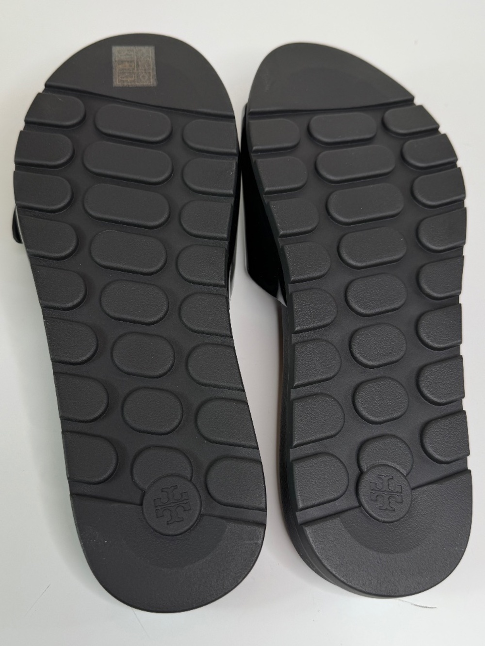 Tory Burch Women's Mellow Buckle Slide Sandals - Black - Picture 6 of 8